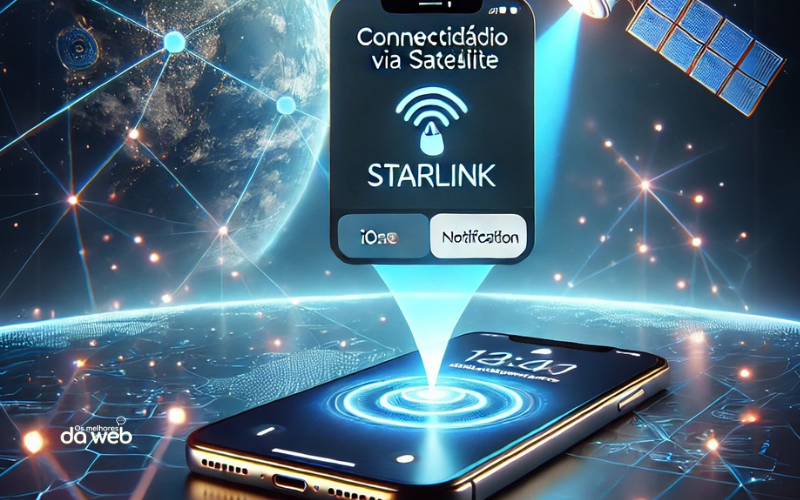 A Apple, em parceria com a SpaceX e a T-Mobile, integrou a tecnologia Starlink aos iPhones